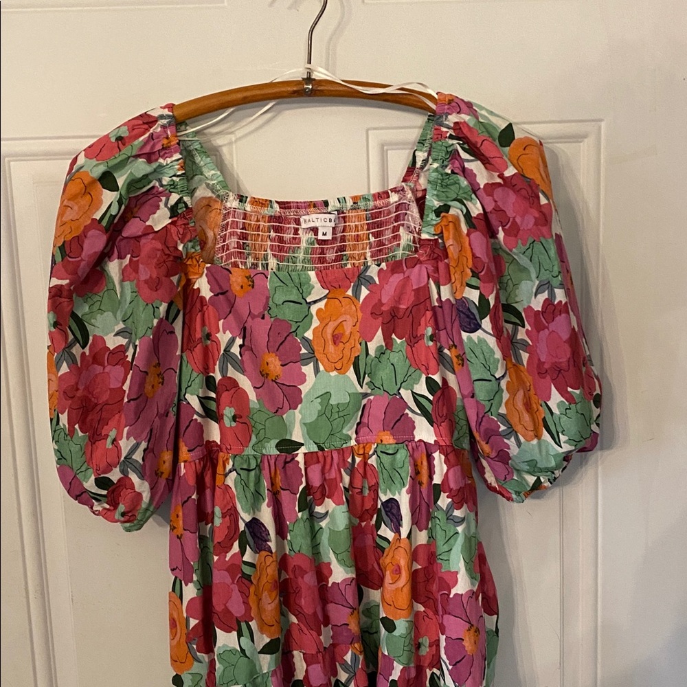 Baltic Born Aimee Puff Sleeve Midi Dress - Picture 6 of 11